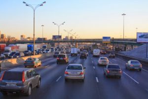 moscou et son trafic routier