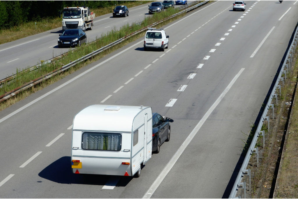 Pick-up tracte caravane